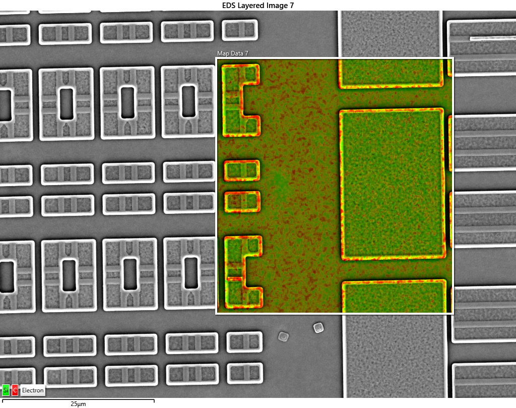Fig 7a. Optical image taken in AFM