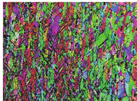 Fig. 3b: Typical EBSD pattern at 425°C