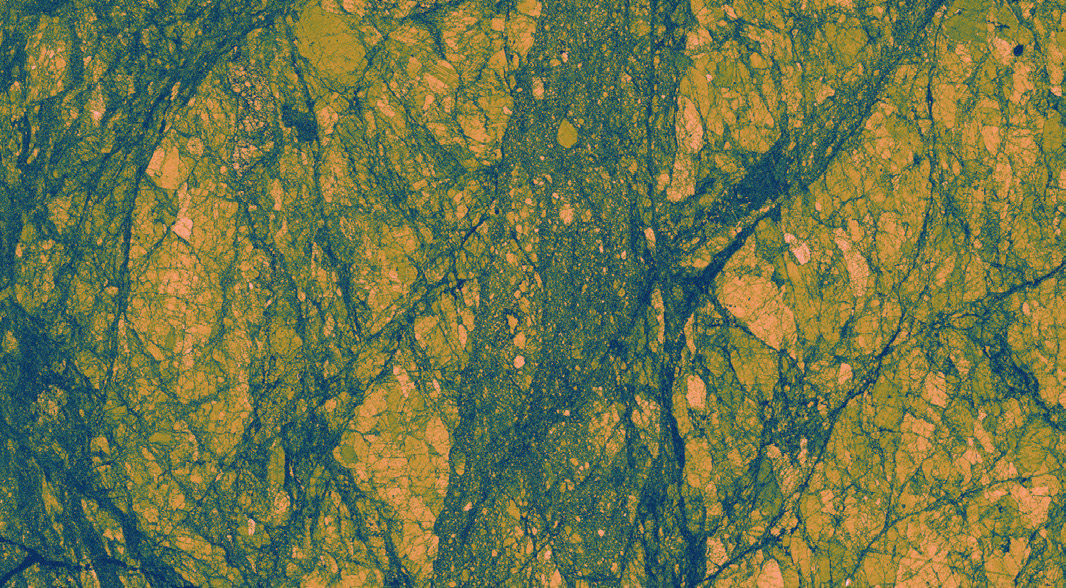 Result of pattern matching refinement for a single Cu(In,Ga)Se2 EBSD pattern using AZtecCrystal MapSweeper, resolving the true tetragonal orientation with a high normalised cross correlation coefficient (R = 0.6984)